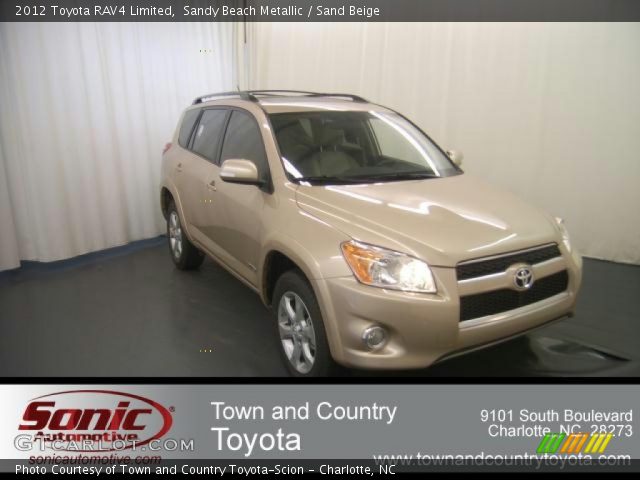 2012 Toyota RAV4 Limited in Sandy Beach Metallic