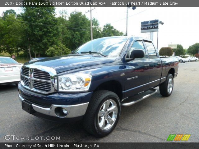 2007 Dodge Ram 1500 Big Horn Edition Quad Cab 4x4 in Patriot Blue Pearl