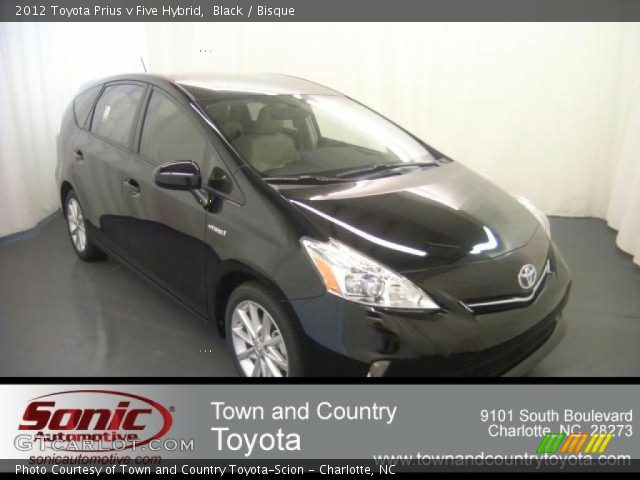 2012 Toyota Prius v Five Hybrid in Black