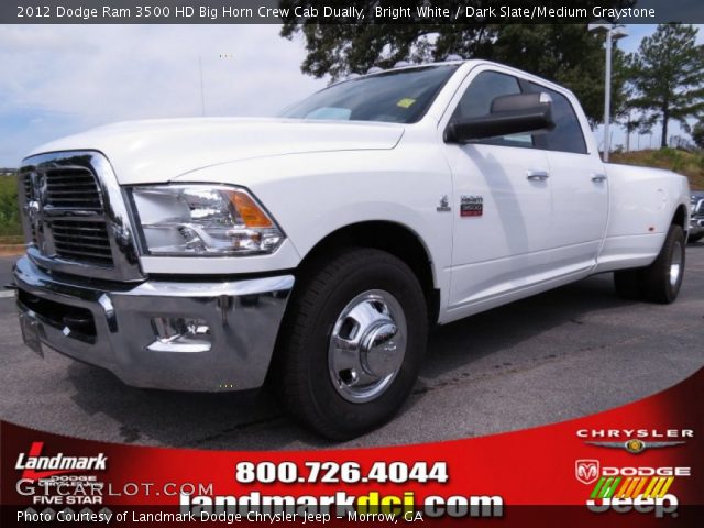 2012 Dodge Ram 3500 HD Big Horn Crew Cab Dually in Bright White