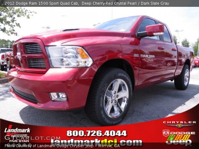 2012 Dodge Ram 1500 Sport Quad Cab in Deep Cherry Red Crystal Pearl