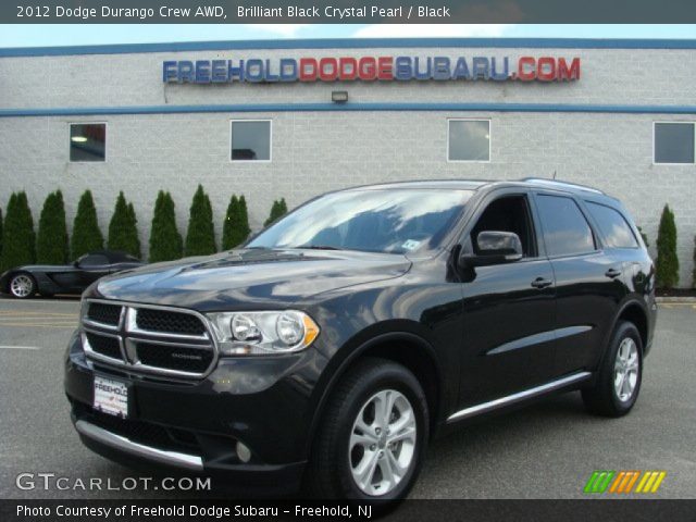 2012 Dodge Durango Crew AWD in Brilliant Black Crystal Pearl