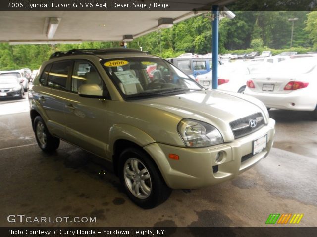 2006 Hyundai Tucson GLS V6 4x4 in Desert Sage