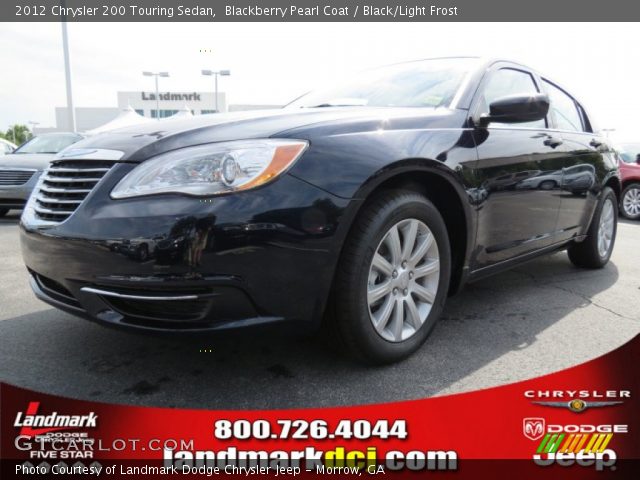 2012 Chrysler 200 Touring Sedan in Blackberry Pearl Coat