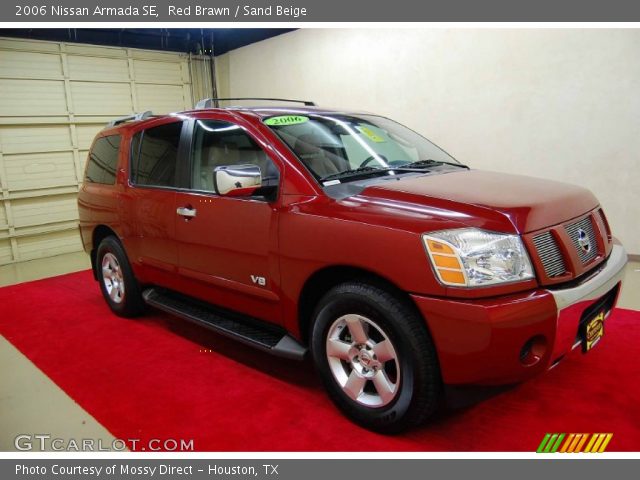 2006 Nissan Armada SE in Red Brawn