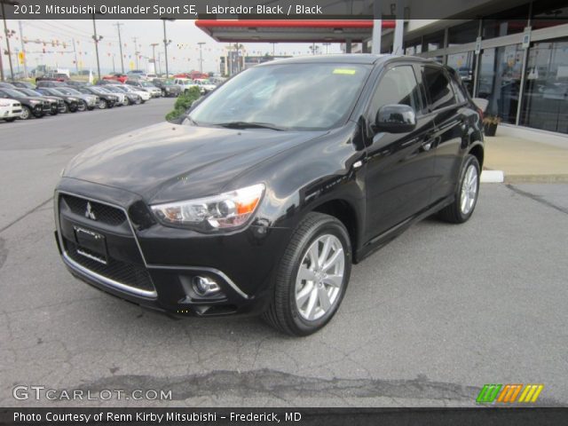 2012 Mitsubishi Outlander Sport SE in Labrador Black