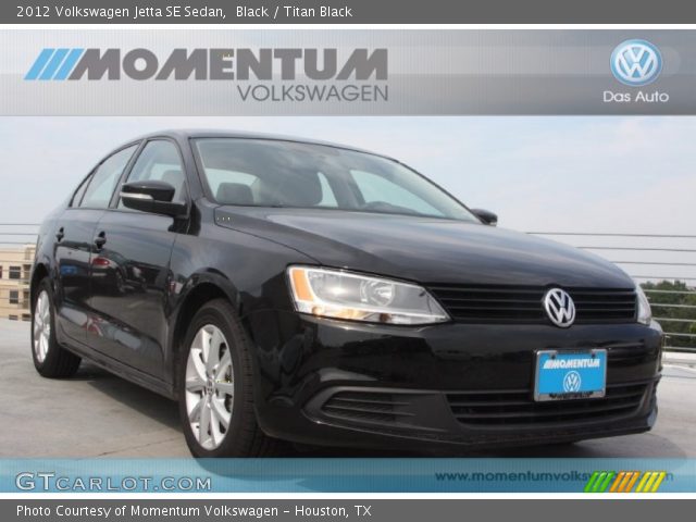 2012 Volkswagen Jetta SE Sedan in Black