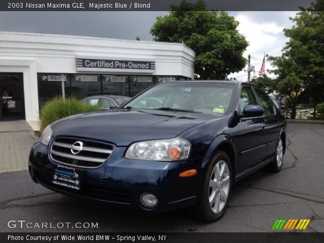 2003 Nissan Maxima GLE in Majestic Blue