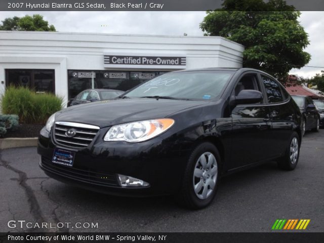 2007 Hyundai Elantra GLS Sedan in Black Pearl