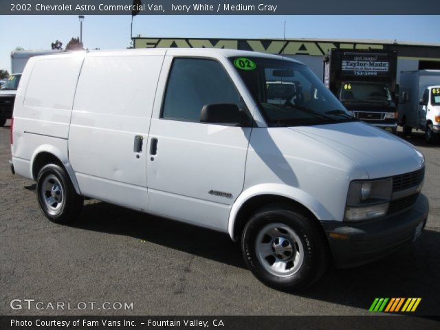 2002 Chevrolet Astro Commercial Van in Ivory White