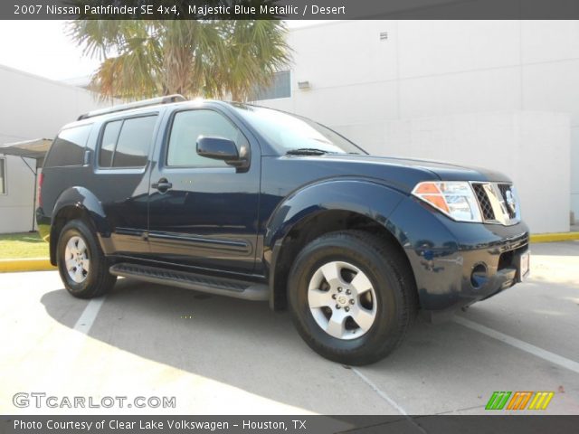 2007 Nissan Pathfinder SE 4x4 in Majestic Blue Metallic