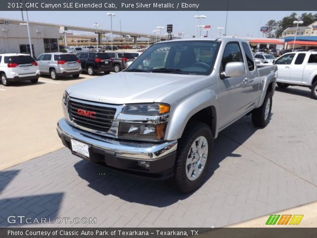 2012 GMC Canyon SLE Extended Cab in Pure Silver Metallic