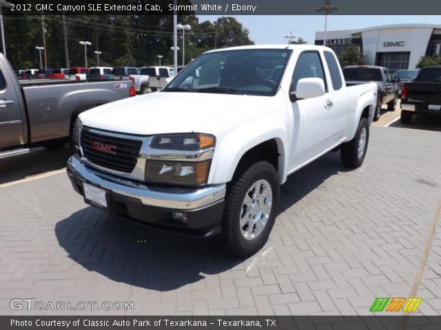 2012 GMC Canyon SLE Extended Cab in Summit White