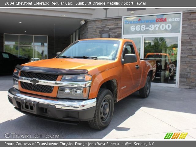2004 Chevrolet Colorado Regular Cab in Sunburst Orange Metallic