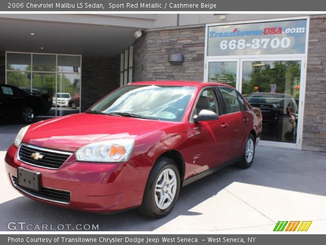 2006 Chevrolet Malibu LS Sedan in Sport Red Metallic