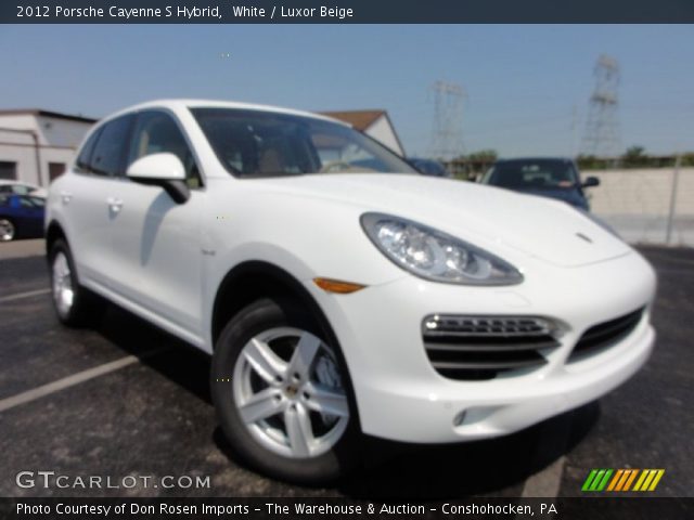 2012 Porsche Cayenne S Hybrid in White