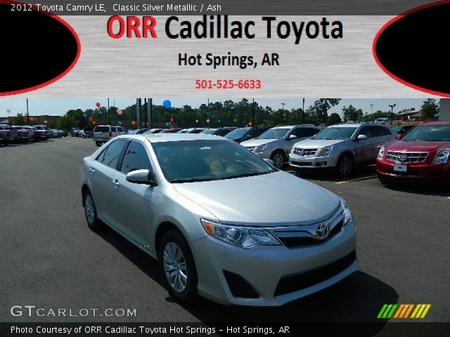 2012 Toyota Camry LE in Classic Silver Metallic