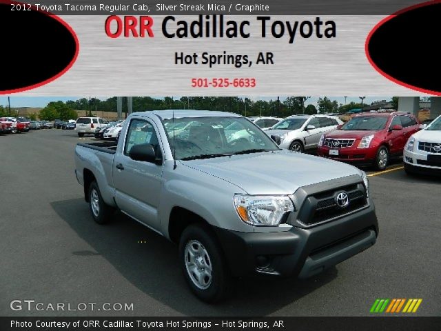 2012 Toyota Tacoma Regular Cab in Silver Streak Mica
