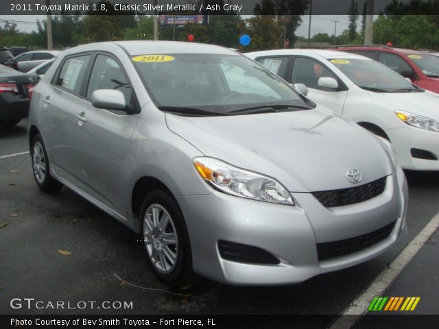 2011 Toyota Matrix 1.8 in Classic Silver Metallic