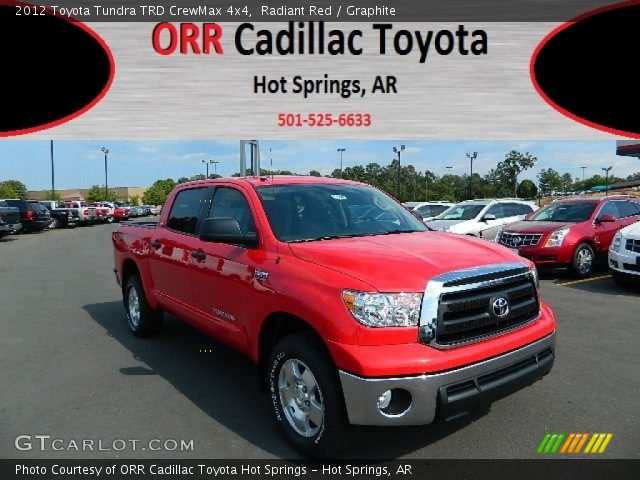 2012 Toyota Tundra TRD CrewMax 4x4 in Radiant Red