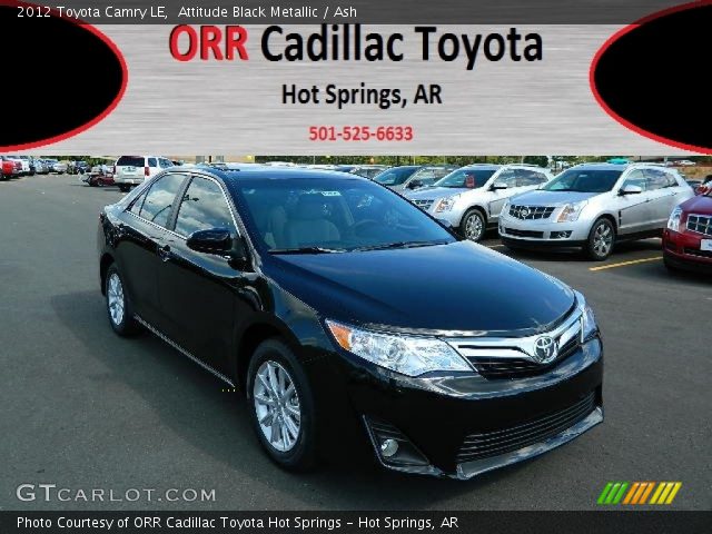 2012 Toyota Camry LE in Attitude Black Metallic