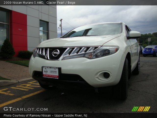 2009 Nissan Murano S AWD in Glacier Pearl