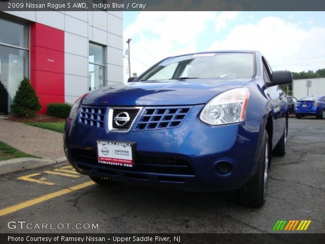 2009 Nissan Rogue S AWD in Indigo Blue