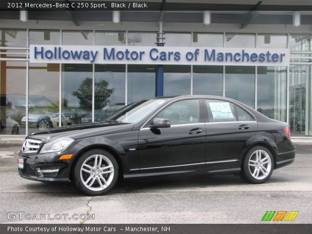 2012 Mercedes-Benz C 250 Sport in Black