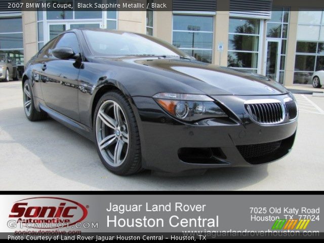 2007 BMW M6 Coupe in Black Sapphire Metallic