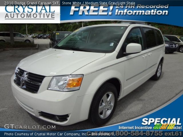 2010 Dodge Grand Caravan SXT in Stone White