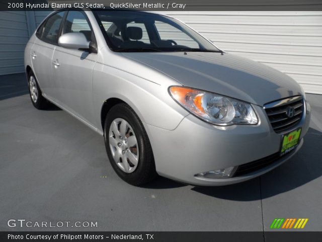 2008 Hyundai Elantra GLS Sedan in QuickSilver Metallic