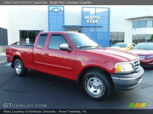 2001 Ford F150 XLT SuperCab in Bright Red