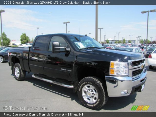 2008 Chevrolet Silverado 2500HD LTZ Crew Cab 4x4 in Black