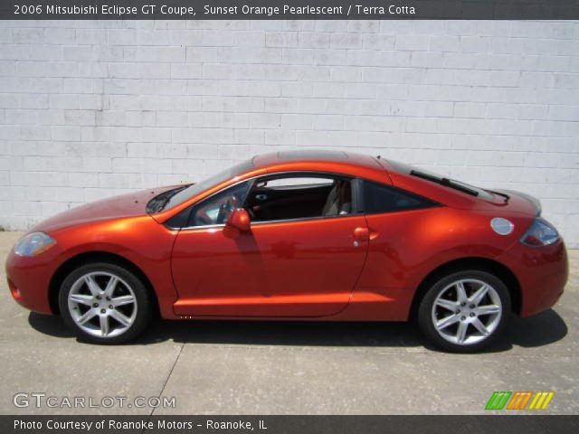 2006 Mitsubishi Eclipse GT Coupe in Sunset Orange Pearlescent