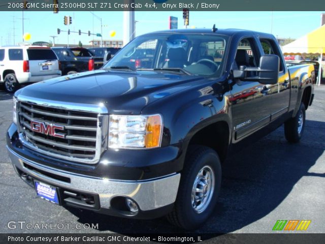 2008 GMC Sierra 2500HD SLT Z71 Crew Cab 4x4 in Onyx Black
