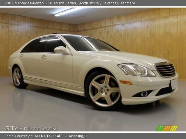2009 Mercedes-Benz S 550 4Matic Sedan in Arctic White