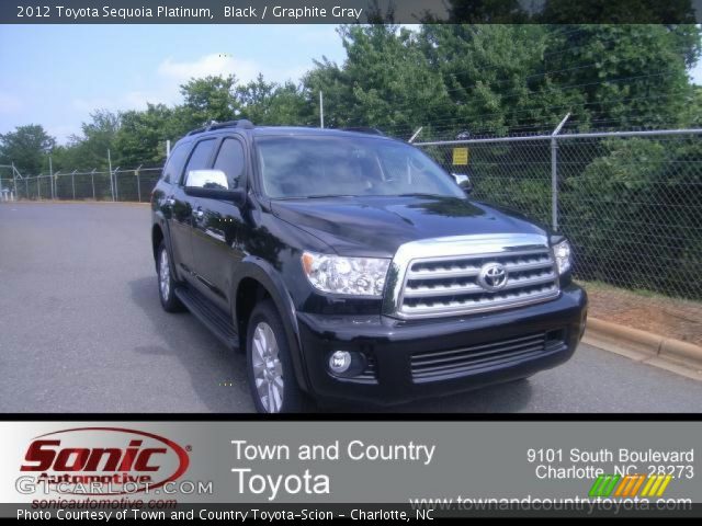 2012 Toyota Sequoia Platinum in Black