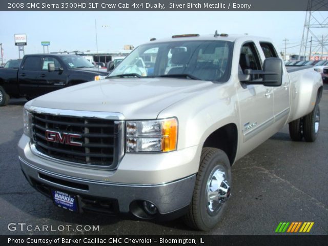 2008 GMC Sierra 3500HD SLT Crew Cab 4x4 Dually in Silver Birch Metallic