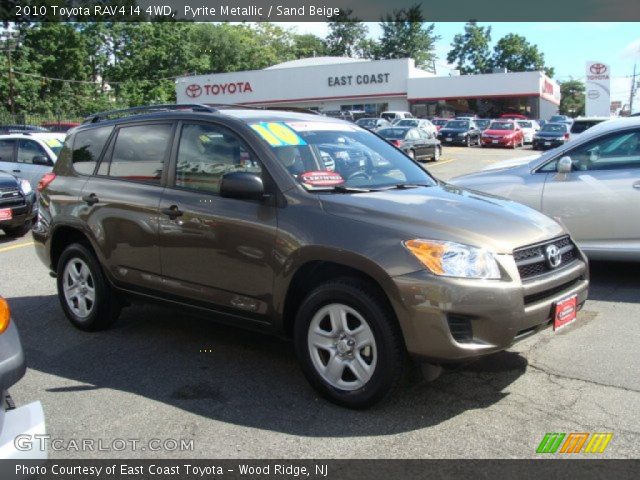 2010 Toyota RAV4 I4 4WD in Pyrite Metallic