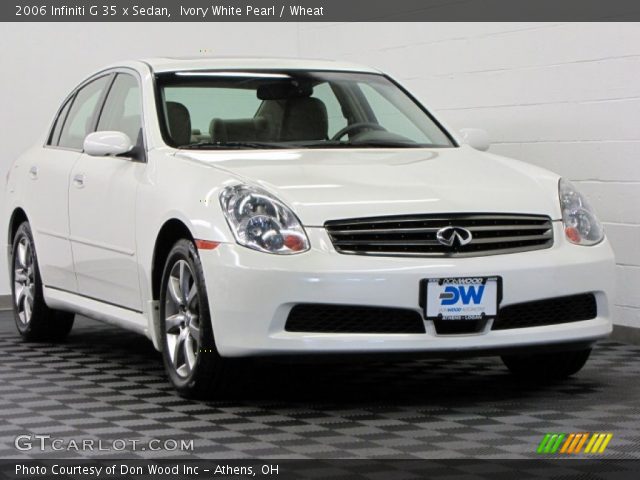 2006 Infiniti G 35 x Sedan in Ivory White Pearl