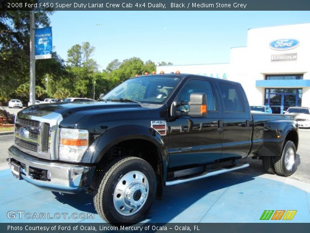 2008 Ford F450 Super Duty Lariat Crew Cab 4x4 Dually in Black