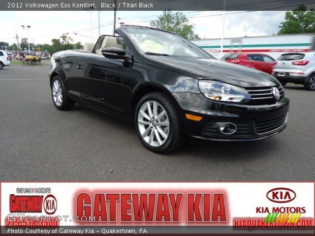 2012 Volkswagen Eos Komfort in Black