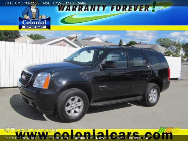 2012 GMC Yukon SLT 4x4 in Onyx Black