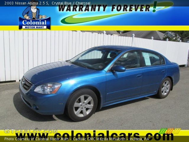 2003 Nissan Altima 2.5 S in Crystal Blue