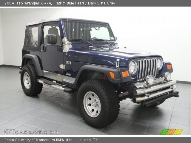 2004 Jeep Wrangler X 4x4 in Patriot Blue Pearl