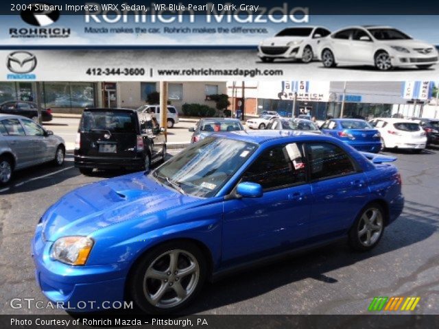 2004 Subaru Impreza WRX Sedan in WR Blue Pearl