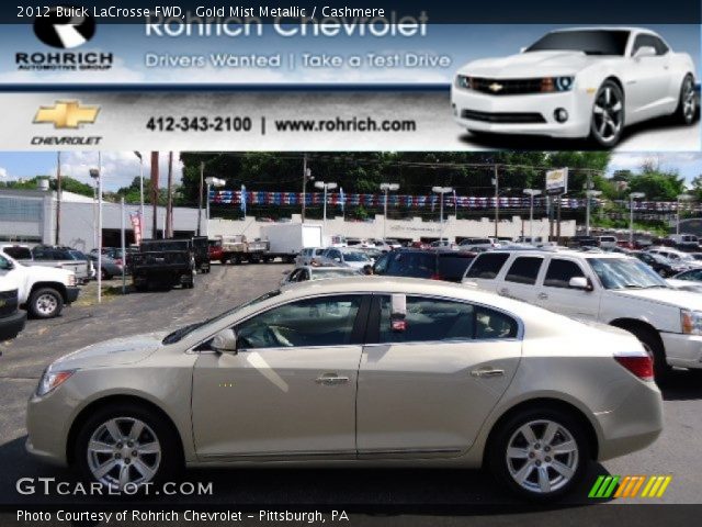 2012 Buick LaCrosse FWD in Gold Mist Metallic