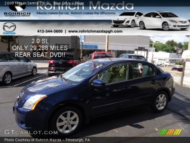 2008 Nissan Sentra 2.0 SL in Blue Onyx
