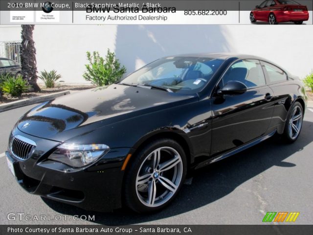 2010 BMW M6 Coupe in Black Sapphire Metallic