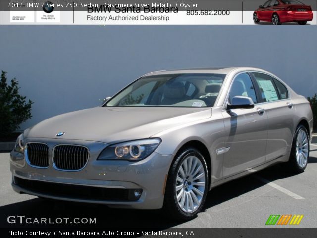 2012 BMW 7 Series 750i Sedan in Cashmere Silver Metallic